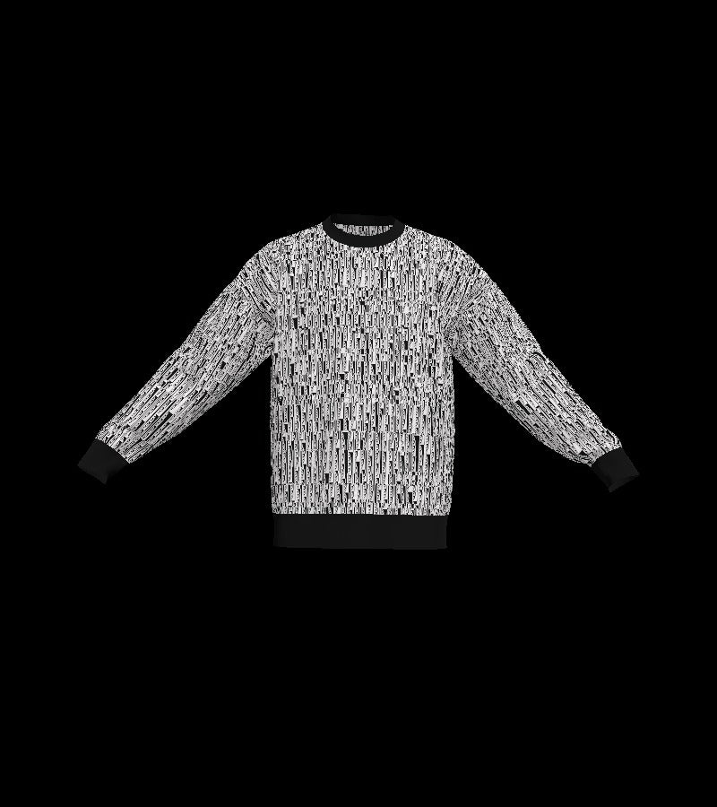 GLITCH SWEATER #84989 (front)