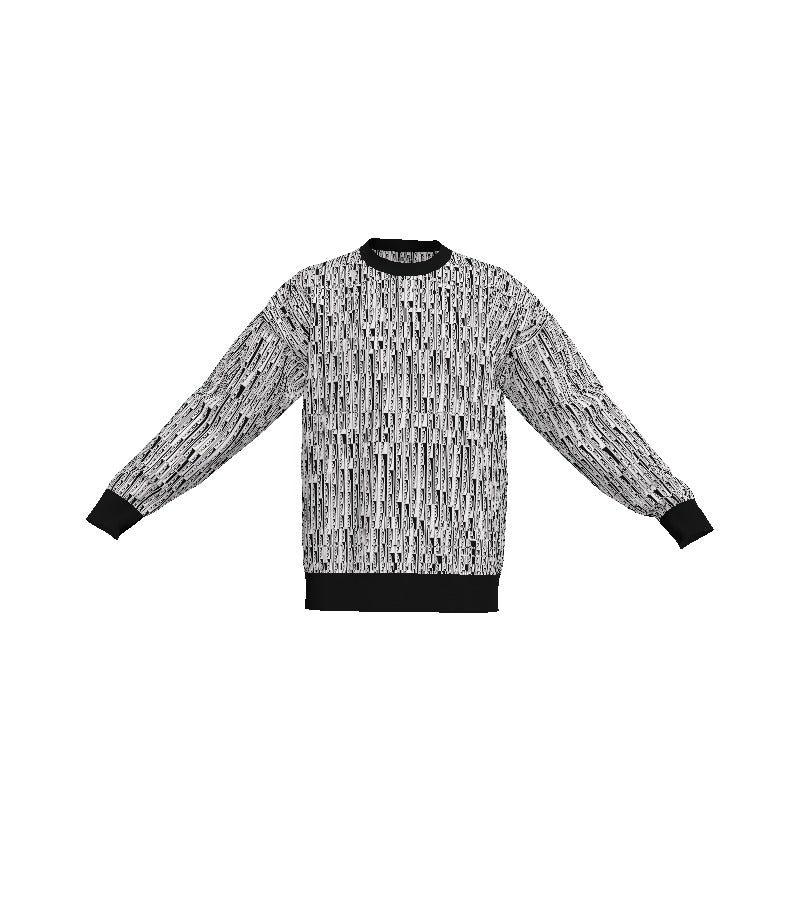 GLITCH SWEATER #90896 (front)