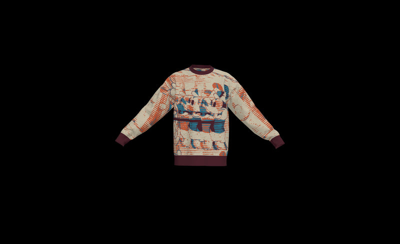 GLITCH SWEATER #21595 (front)