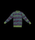 CATLANTA GLITCH #11800 - CREWNECK - XS front