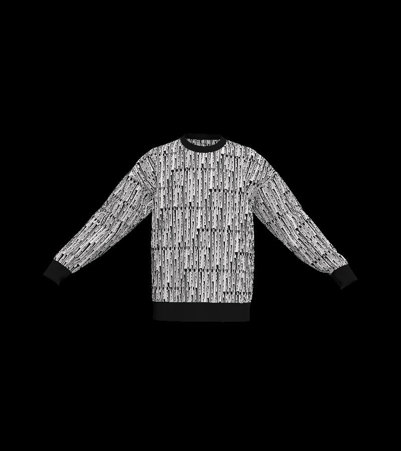 GLITCH SWEATER #35635 (front)