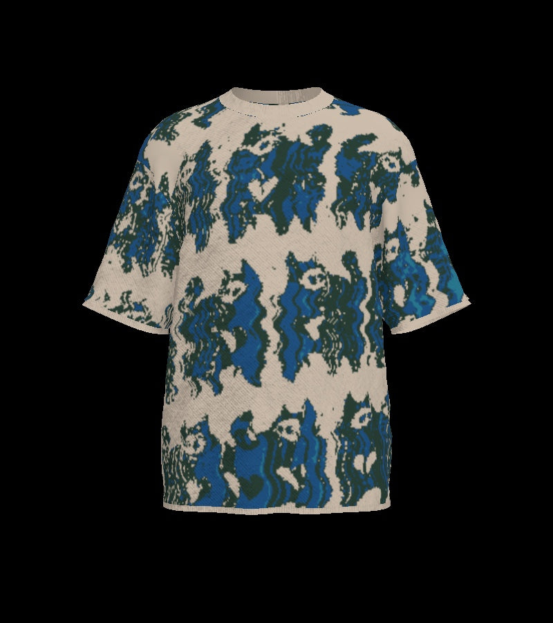 CATLANTA GLITCH #66147 - SWEATER - XL front