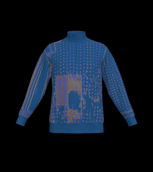 GLITCH QUARTER ZIP #33025 (front)