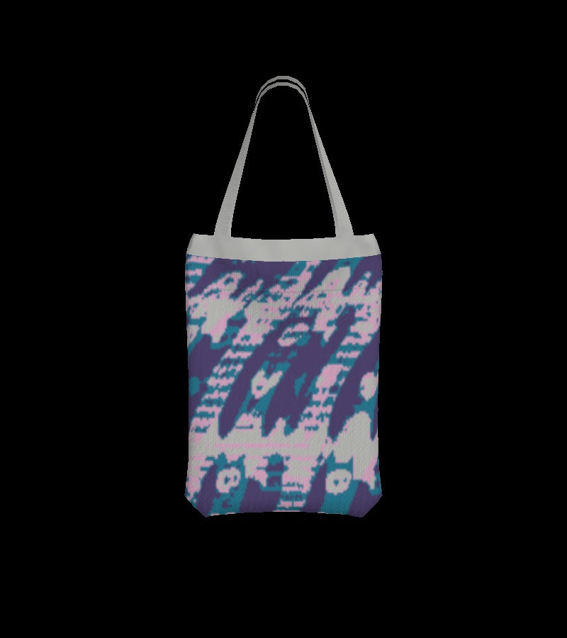 CATLANTA GLITCH #54750 - TOTE BAG - Onesize front