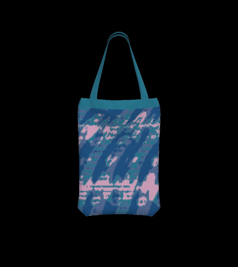 CATLANTA GLITCH #40834 - TOTE BAG - Onesize front