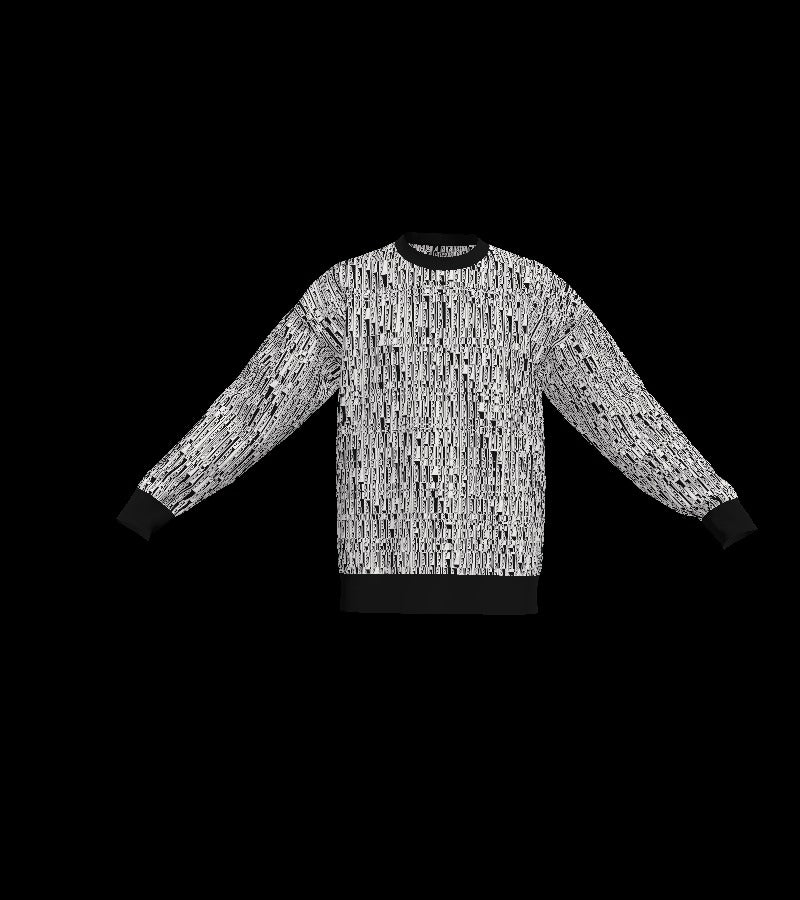 GLITCH SWEATER #75596 (front)