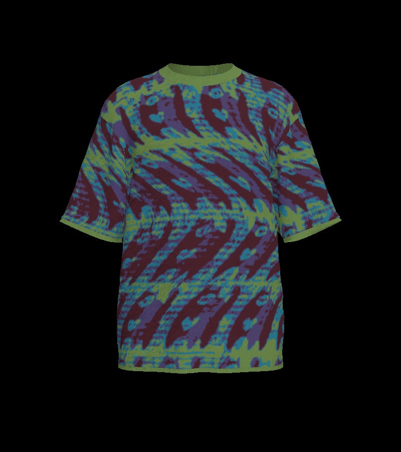CATLANTA GLITCH #16215 - SWEATER - 2XL front