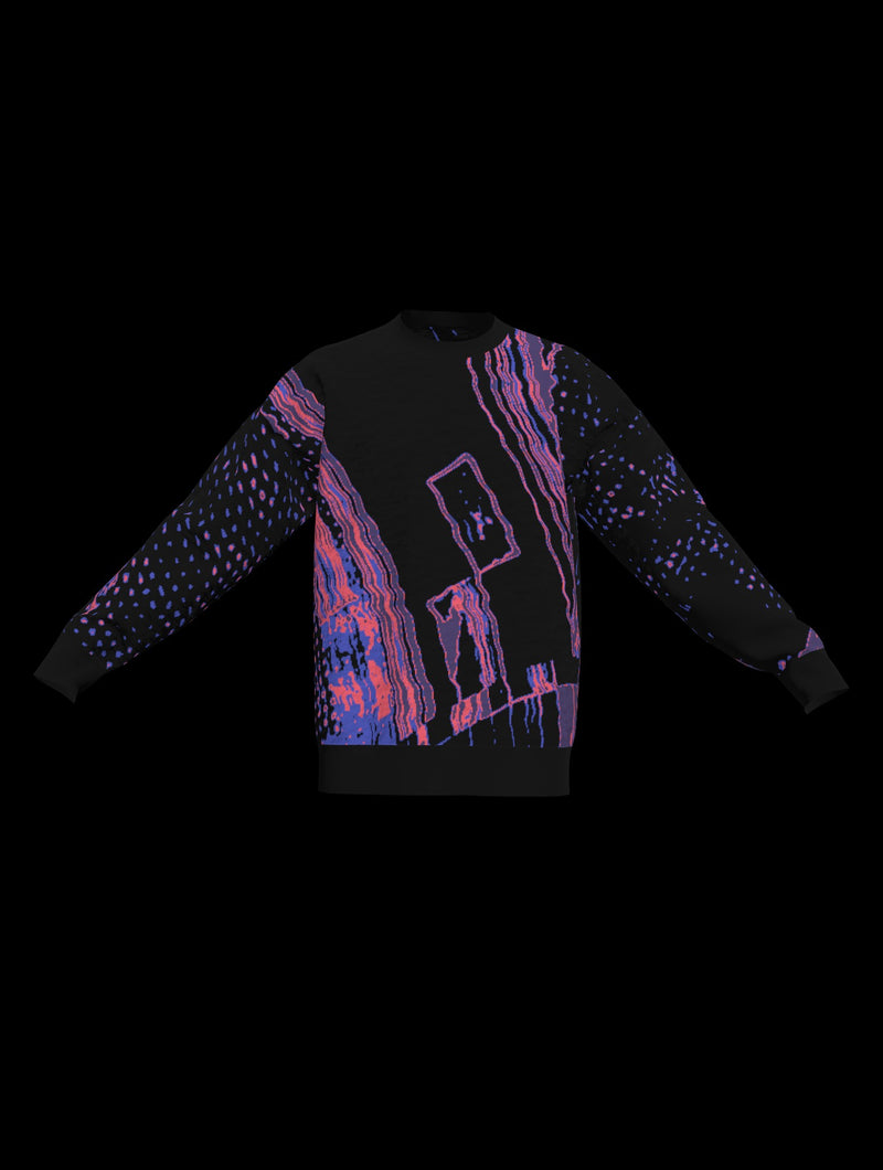 GLITCH SWEATER #27056 (front)
