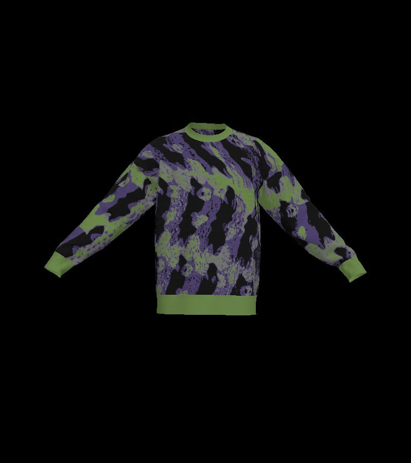 CATLANTA GLITCH #22506 - CREWNECK - 3XL front