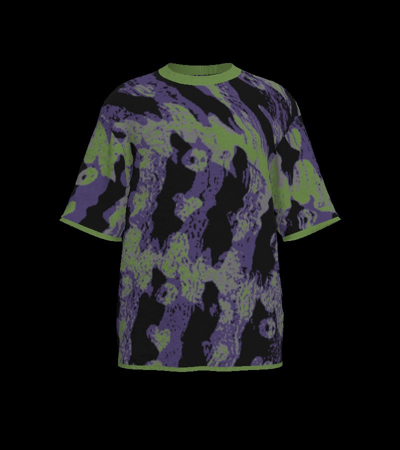 CATLANTA GLITCH #21057 - SWEATER - 3XL front