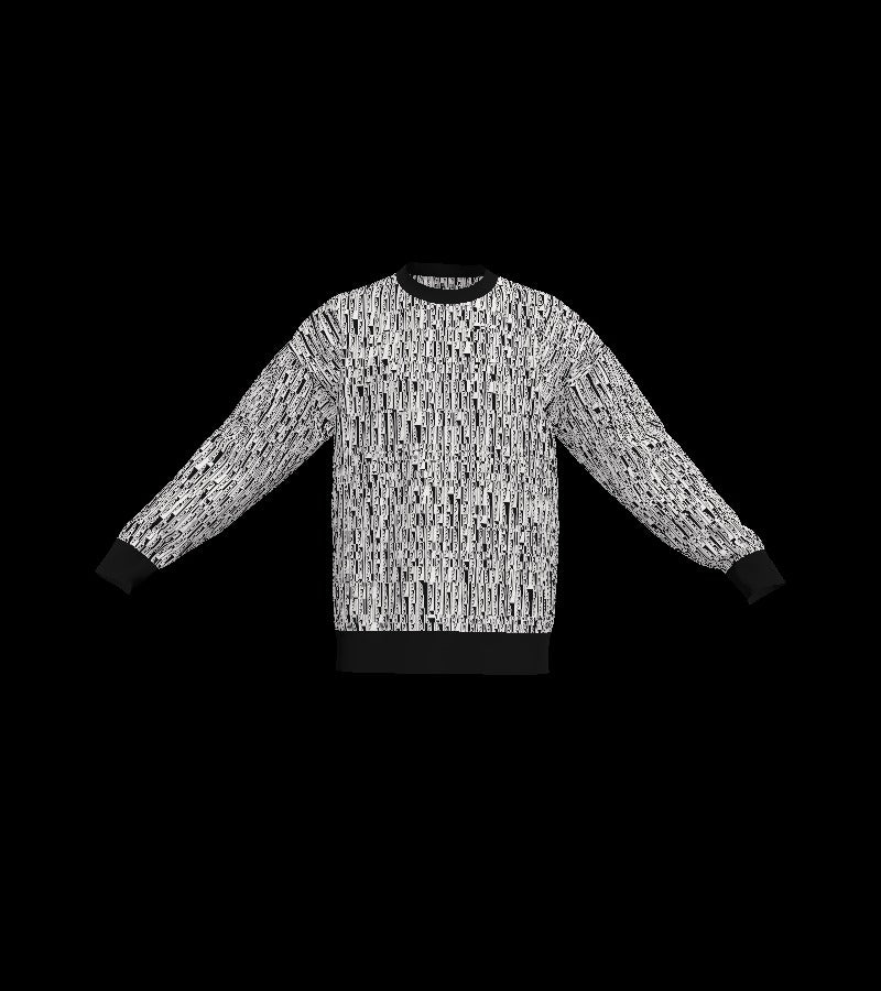 GLITCH SWEATER #14714 (front)