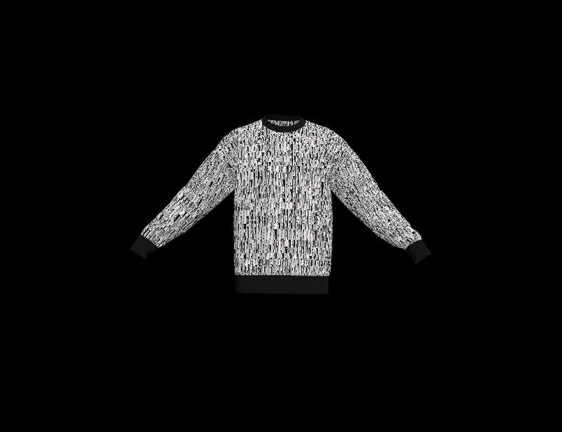 GLITCH SWEATER #42512 (front)