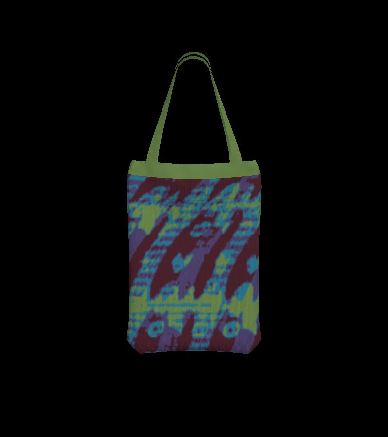 CATLANTA GLITCH #87769 - TOTE BAG - Onesize front