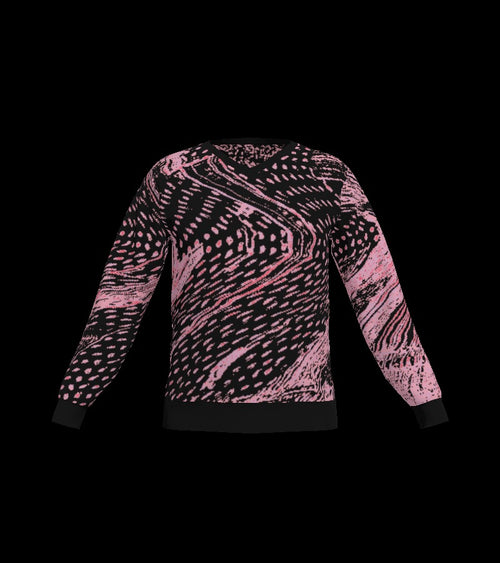 GLITCH V-NECK #47872 (front)