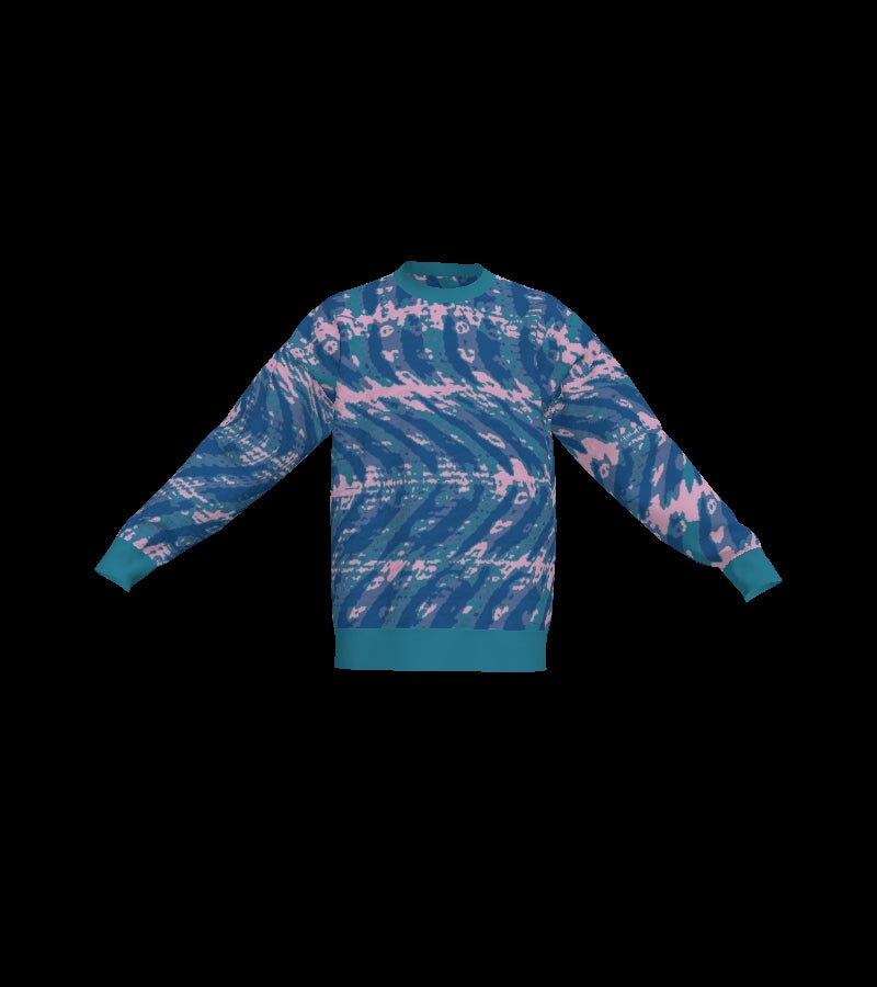 CATLANTA GLITCH #42318 - CREWNECK - 3XL front