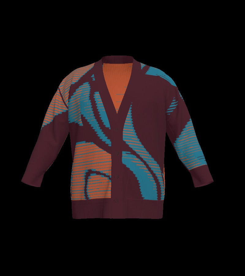 GLITCH CARDIGAN #14256 (front)